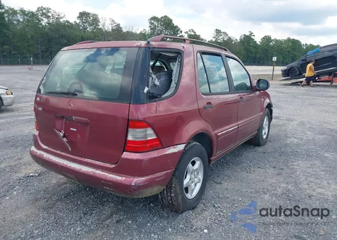 2000 Mercedes-Benz Ml 320 из США, поврежденный, VIN 4JGAB54E6YA190258